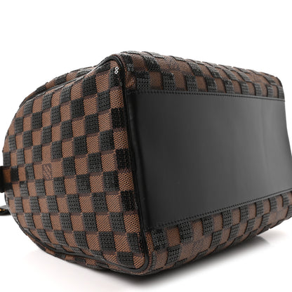 Louis Vuitton Damier Paillettes Speedy 30 Black 9 of 10