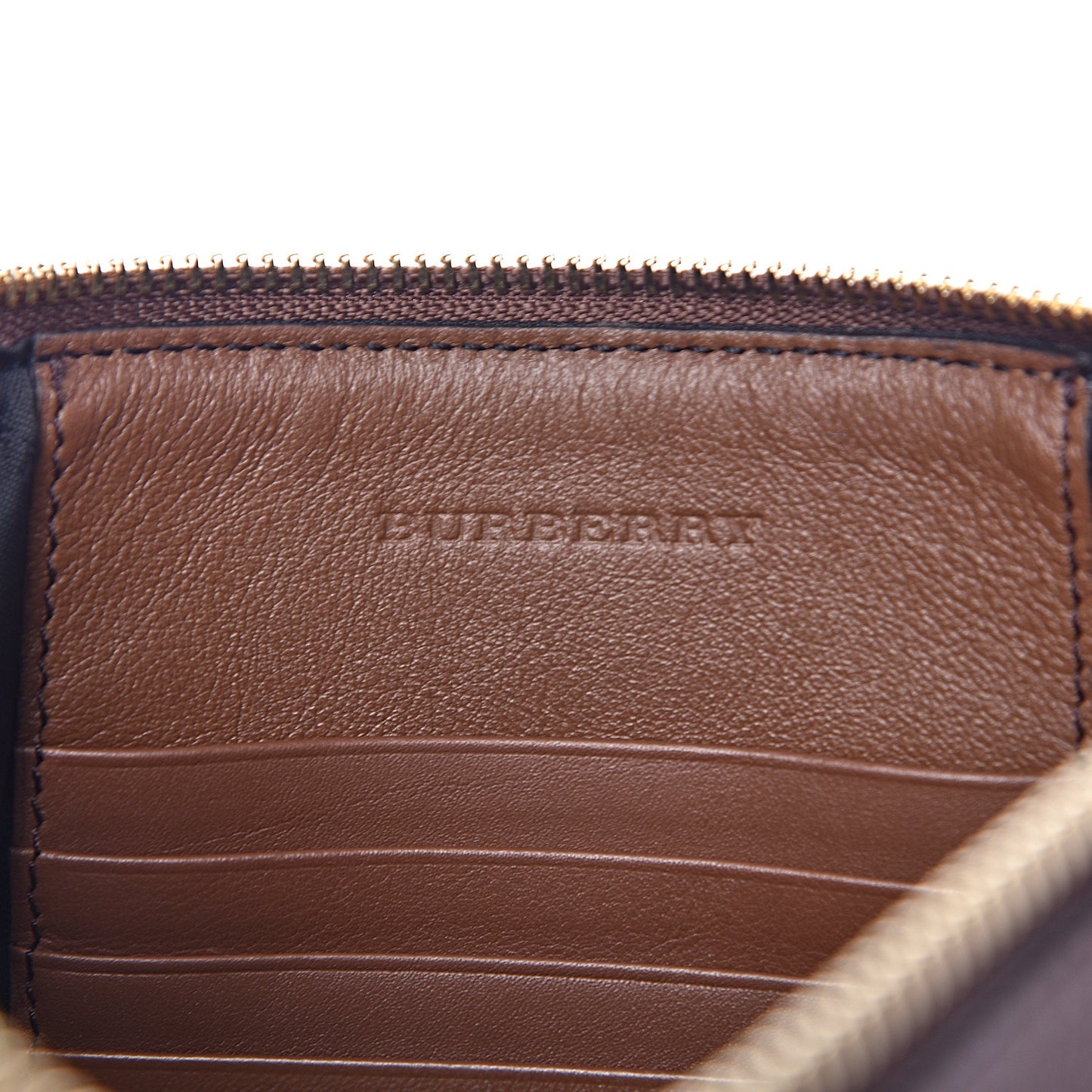House Check Derby Peyton Crossbody Clutch Bag Tan