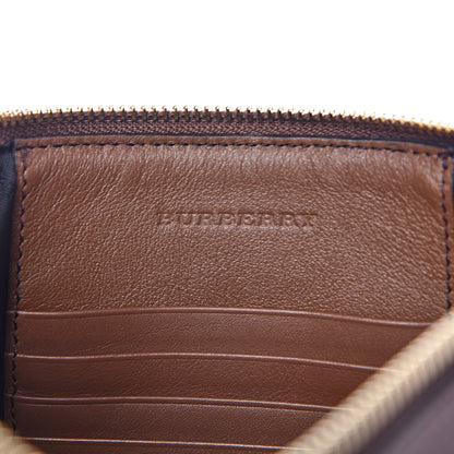 Burberry House Check Derby Peyton Crossbody Clutch Bag Tan 6 of 11