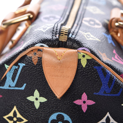 Louis Vuitton Monogram Multicolor Speedy 30 Black 6 of 16