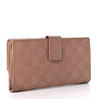 Gucci Guccissima Mayfair Continental Wallet Beige 3 of 8