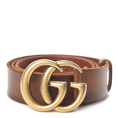Gucci Faded Calfskin Double G 40mm Belt 95 38 Cuir 1 of 6