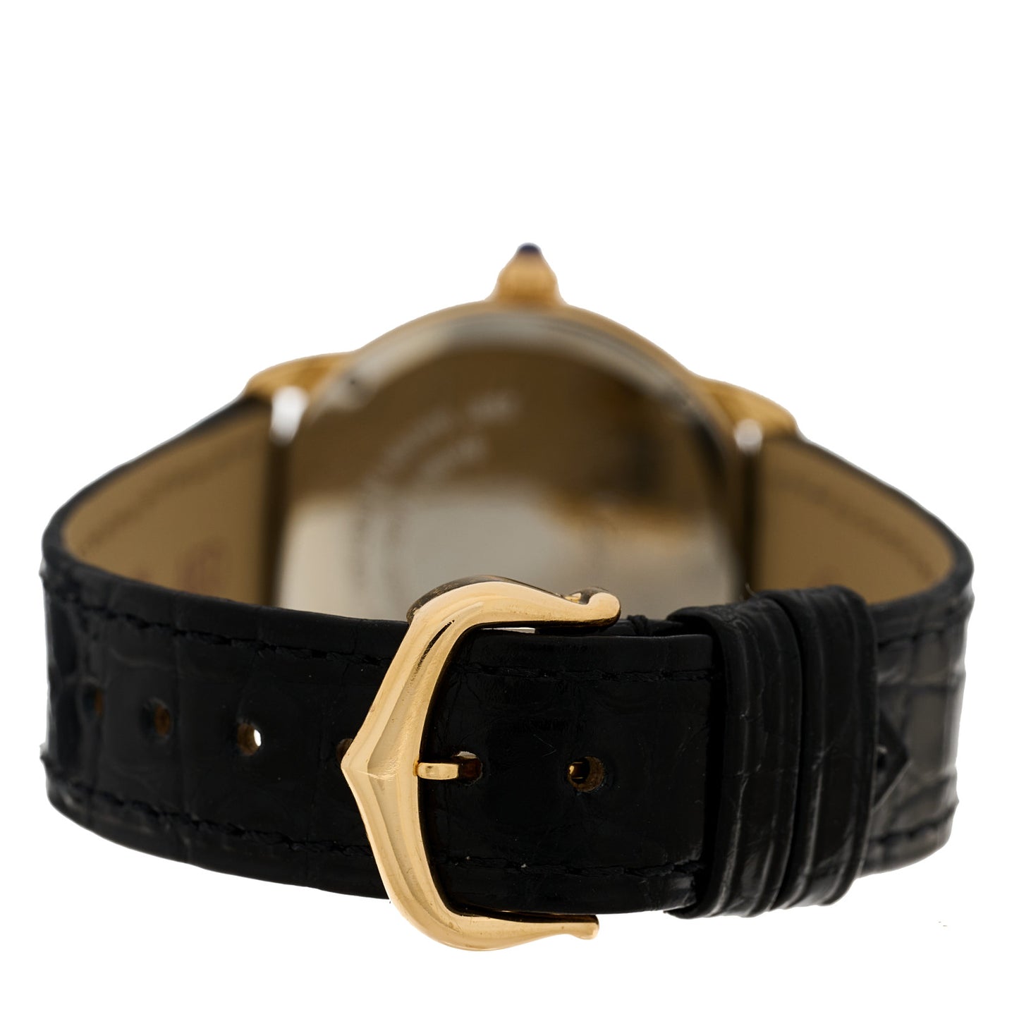 Stainless Steel 18K Yellow Gold Alligator 29mm Ronde Solo Quartz Watch