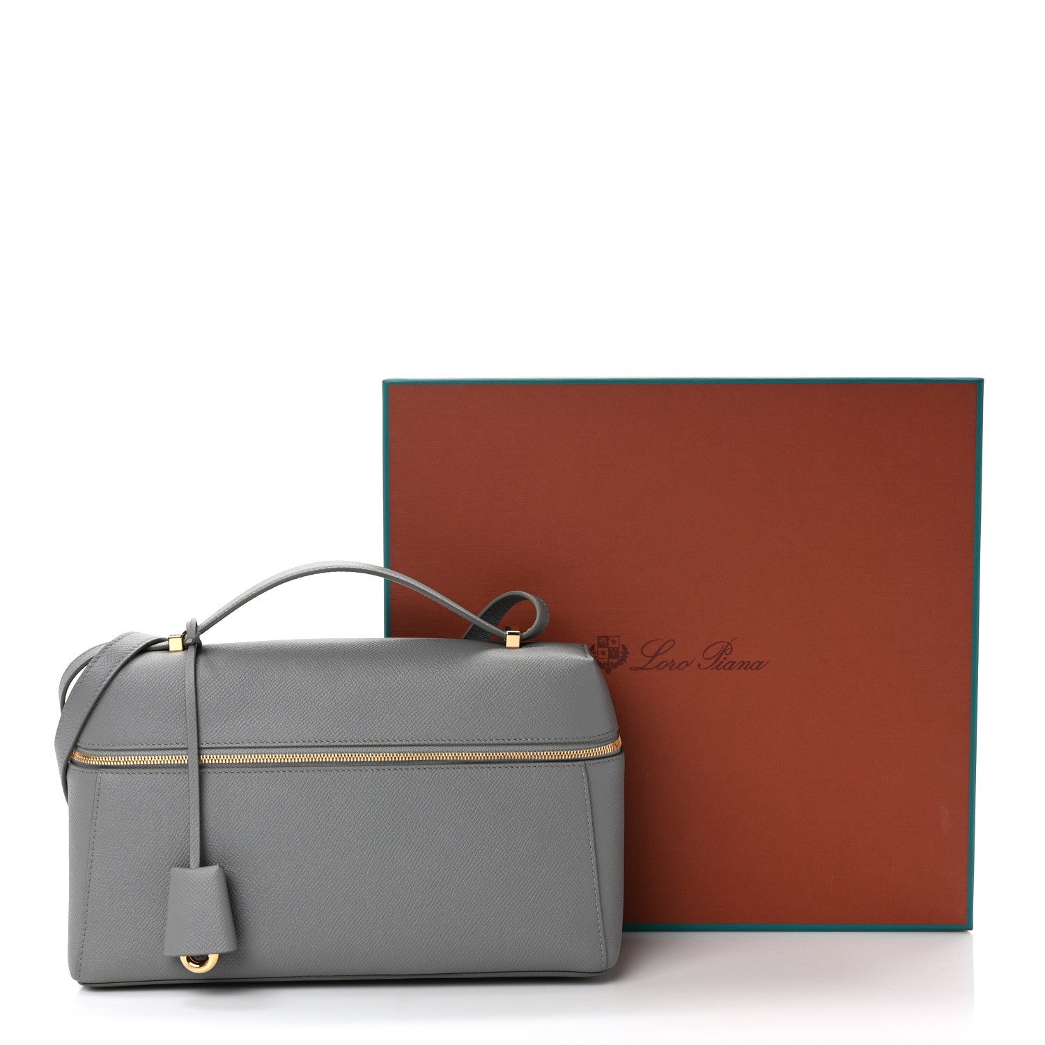 Loro Piana Saffiano Extra Bag L27 Cayenne 9 of 9