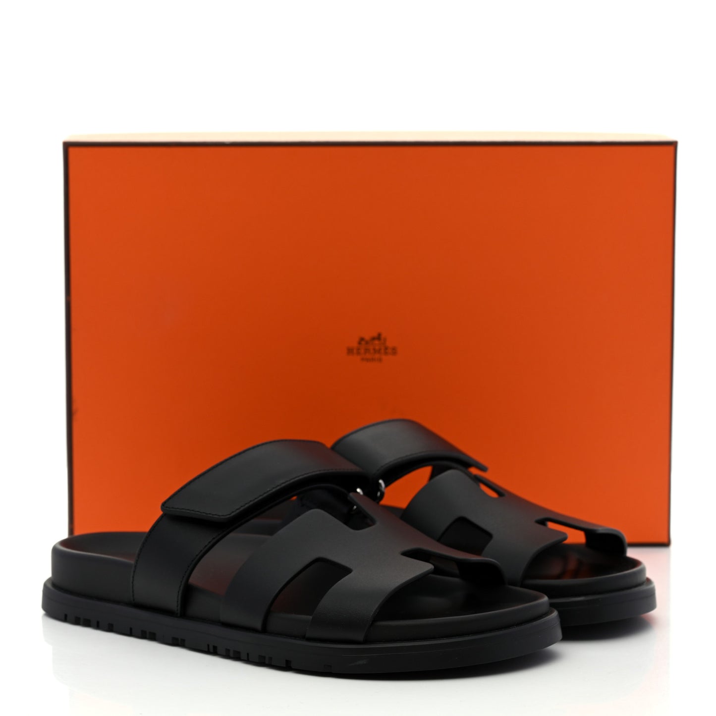 Calfskin Womens Chypre Sandals 36.5 Black