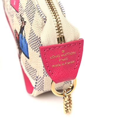 Louis Vuitton Damier Azur 2017 Christmas Animation Mini Pochette Accessories 6 of 9