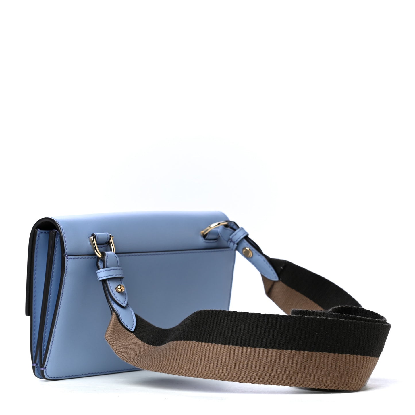 Vitello King Mini Flat Baguette Azzurro Sky