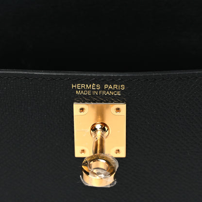 Hermes Epsom Mini Kelly Sellier 20 Black 6 of 11