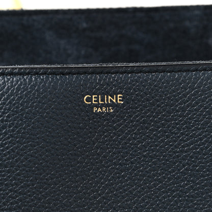 Celine Supple Grained Calfskin Medium Soft 16 Bag Navy Blue 5 of 8