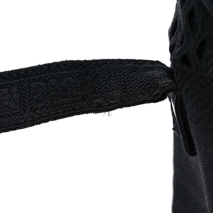 Christian Dior Canvas Embroidered Mesh Diorcamp Messenger Black 13 of 14