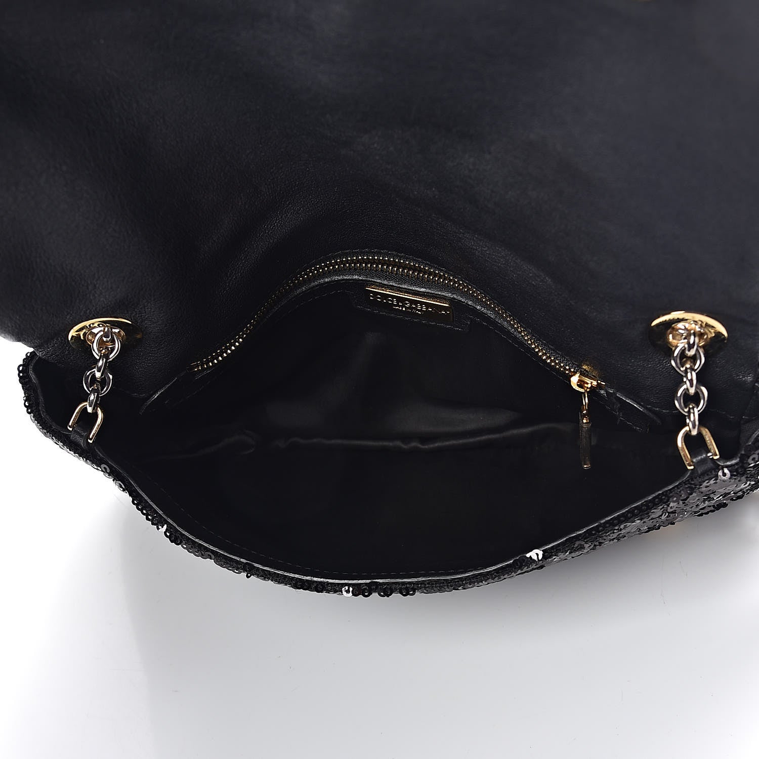 Dolce & Gabbana Sequin Miss Charles Evening Bag Black 5 of 9