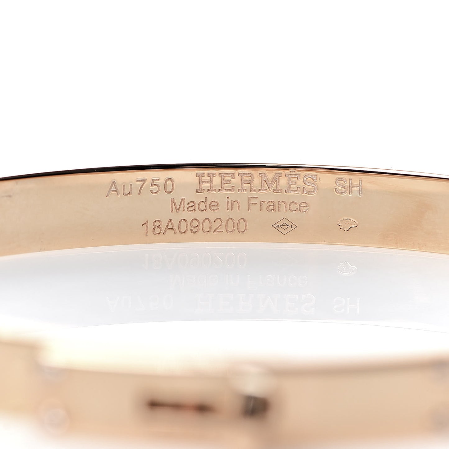 18K Rose Gold Diamond PM Kelly Bracelet SH