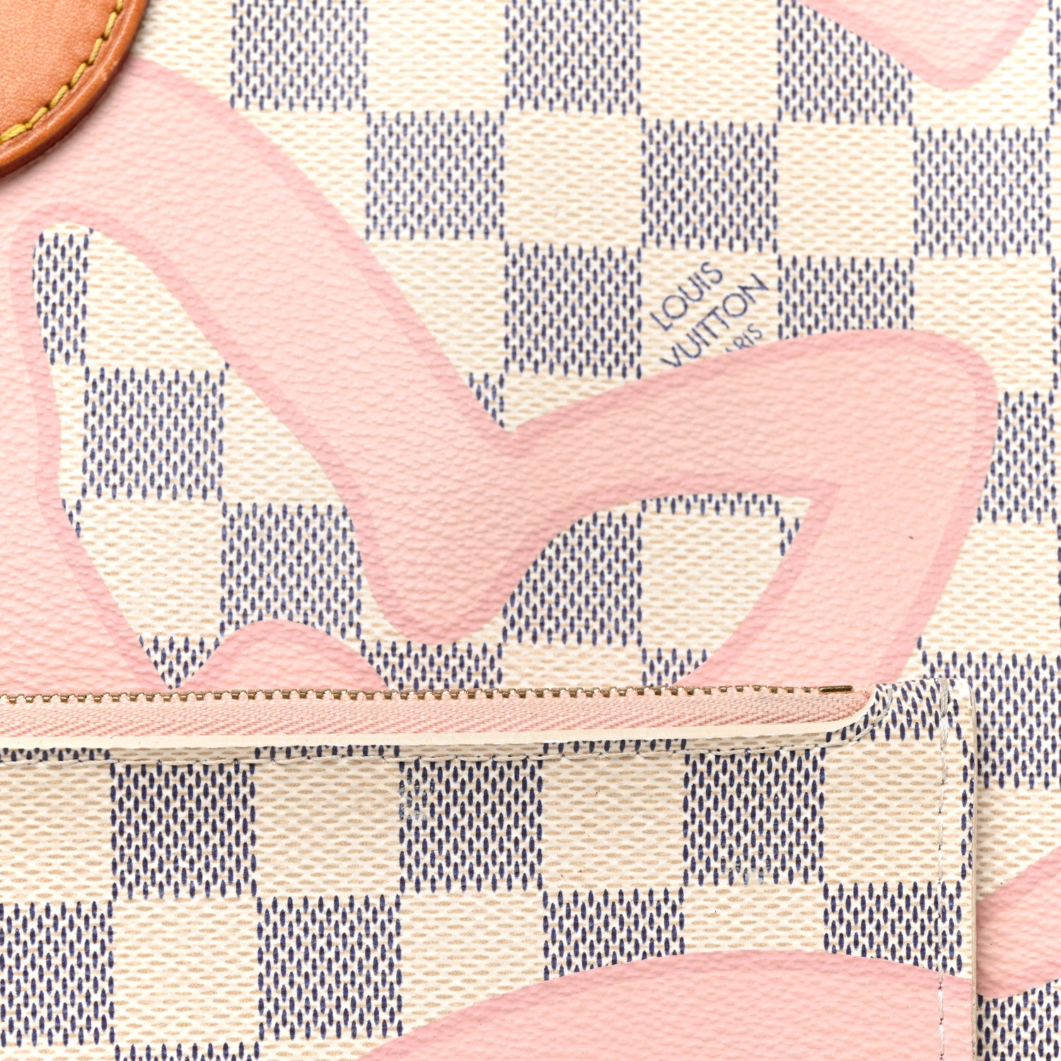 Louis Vuitton Damier Azur Tahitienne Neverfull MM 8 of 22