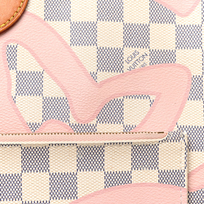 Louis Vuitton Damier Azur Tahitienne Neverfull MM 8 of 22