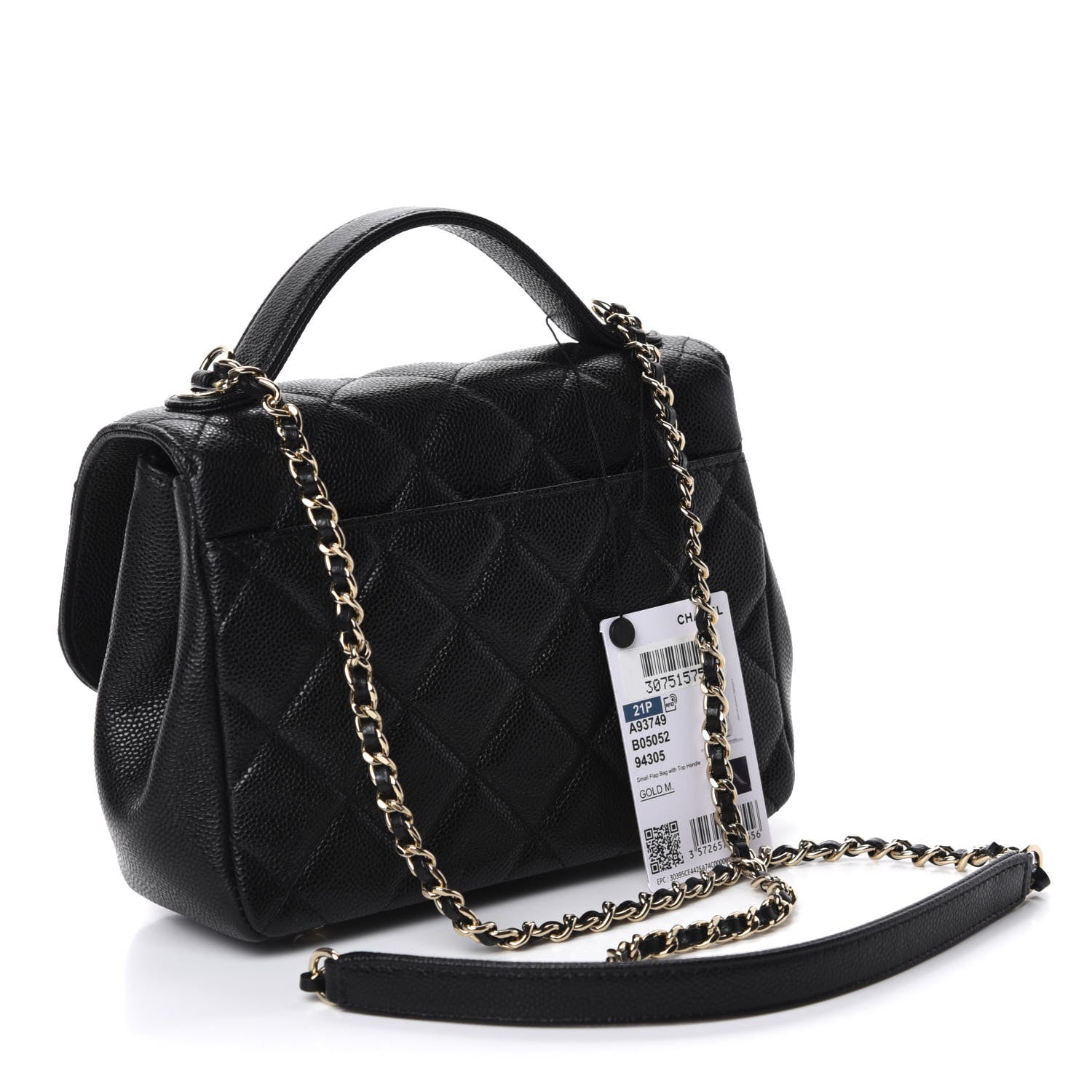 Chanel Caviar Quilted Small Business Affinity Flap Black 3 of 10