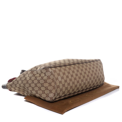Gucci Monogram Large Positano Tote Brown 4 of 9
