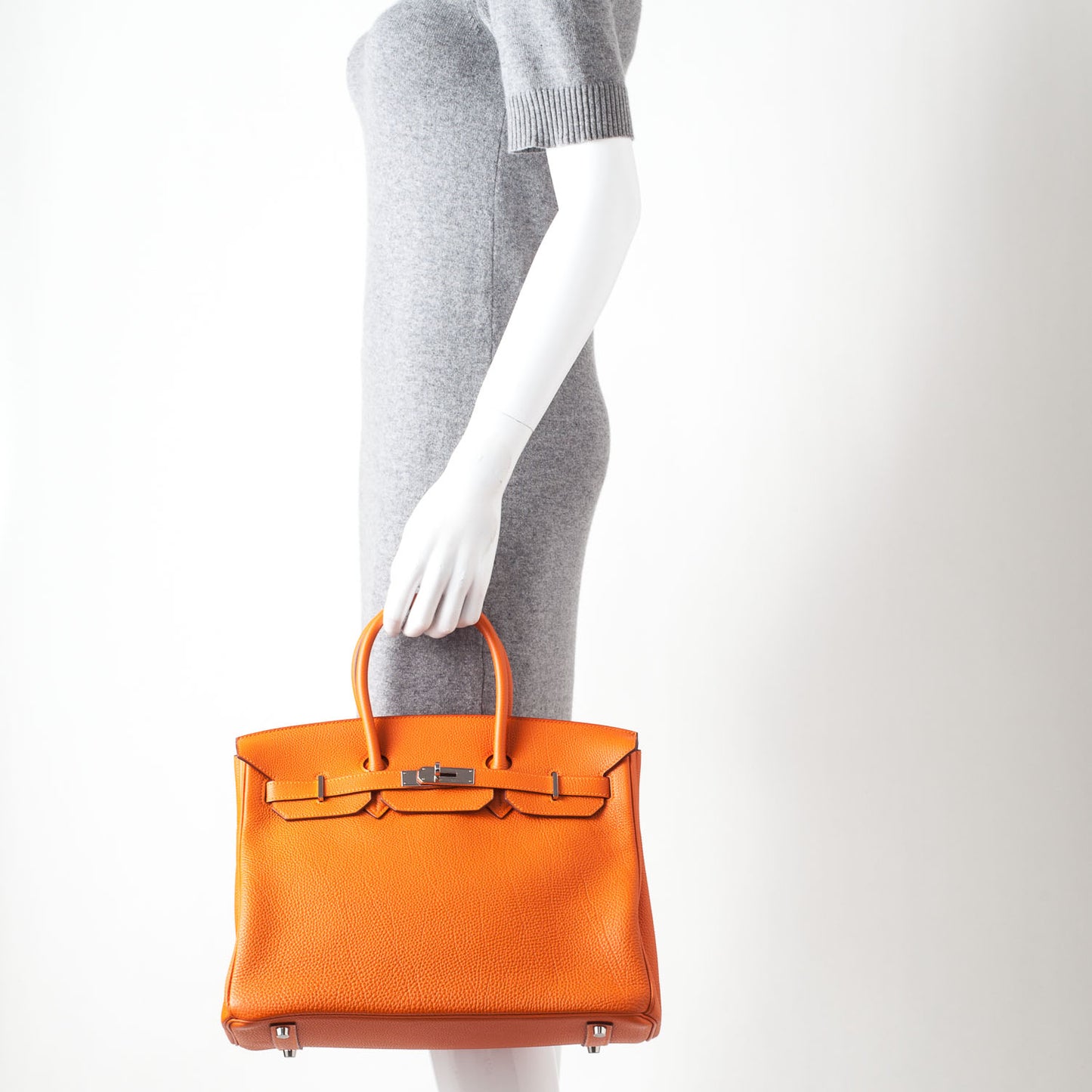 Togo Birkin 35 Orange