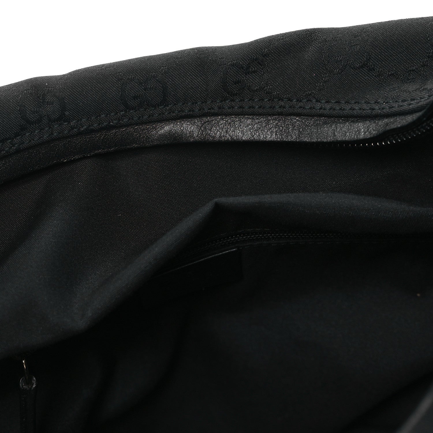 Gucci Nylon Monogram Large Hobo Black 11 of 17