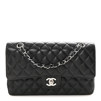Chanel Caviar Quilted Medium Double Flap Black 1 of 10