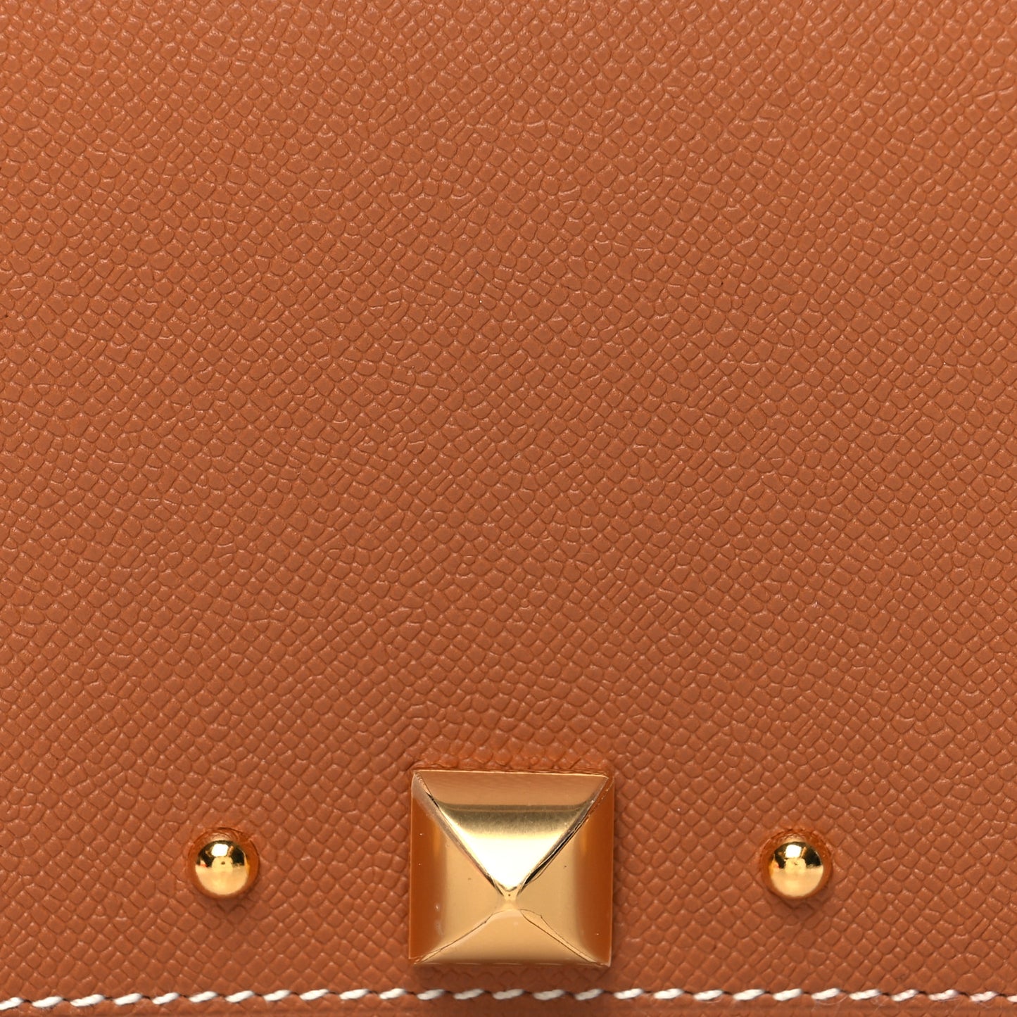 Madame Calfskin Medor Card Holder Gold