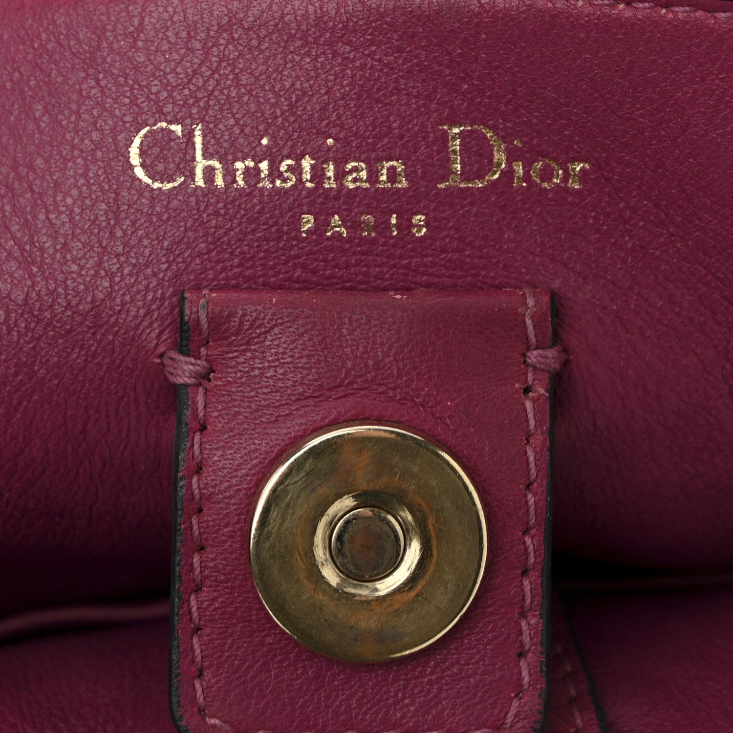 Christian Dior Bullcalf Large Diorissimo Tote Black Rose Indien 7 of 11