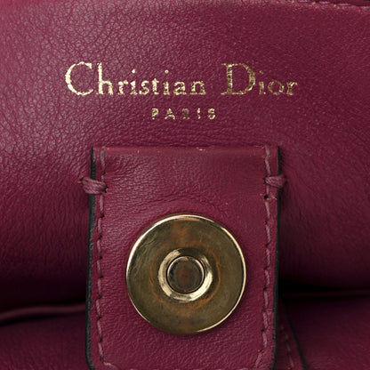 Christian Dior Bullcalf Large Diorissimo Tote Black Rose Indien 7 of 11