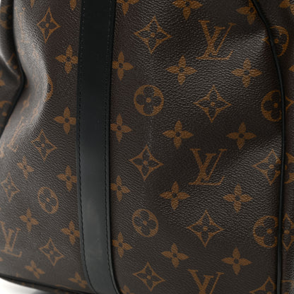 Louis Vuitton Monogram Macassar Keepall Bandouliere 55 12 of 16