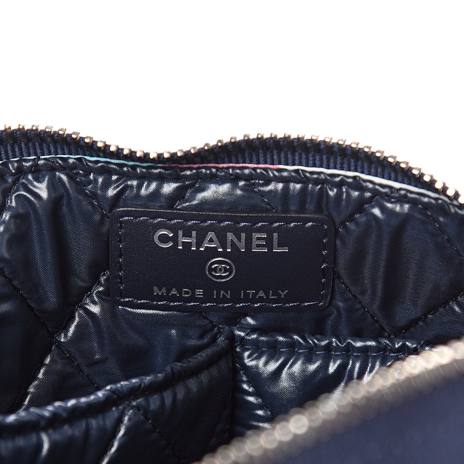 Chanel Nylon Printed Car Cosmetic Pouch 5 of 6