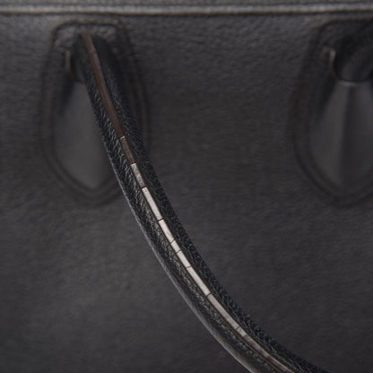 Celine Drummed Calfskin Mini Luggage Black 18 of 25
