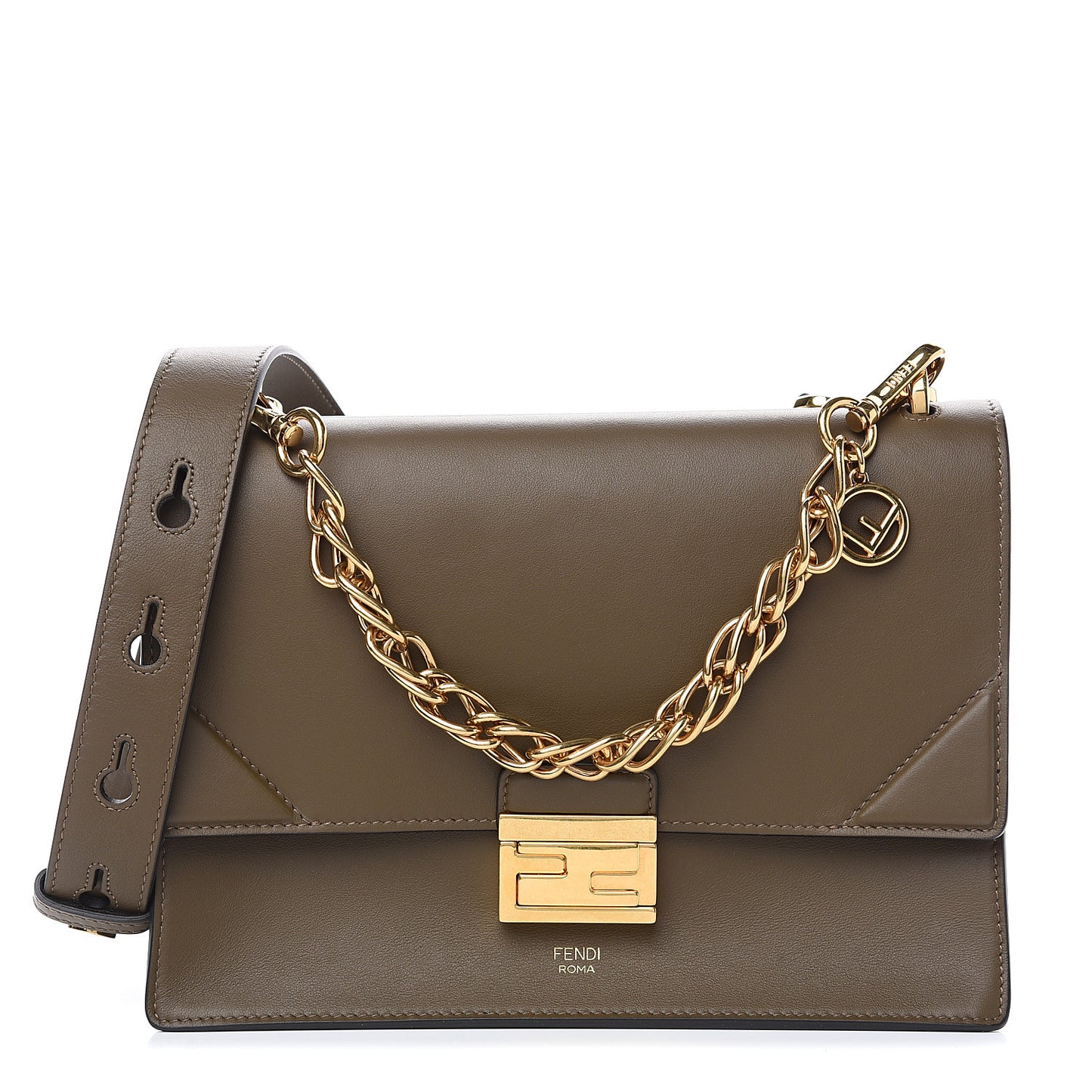 Vitello Grace Matte F is Fendi Kan U Shoulder Bag Wood