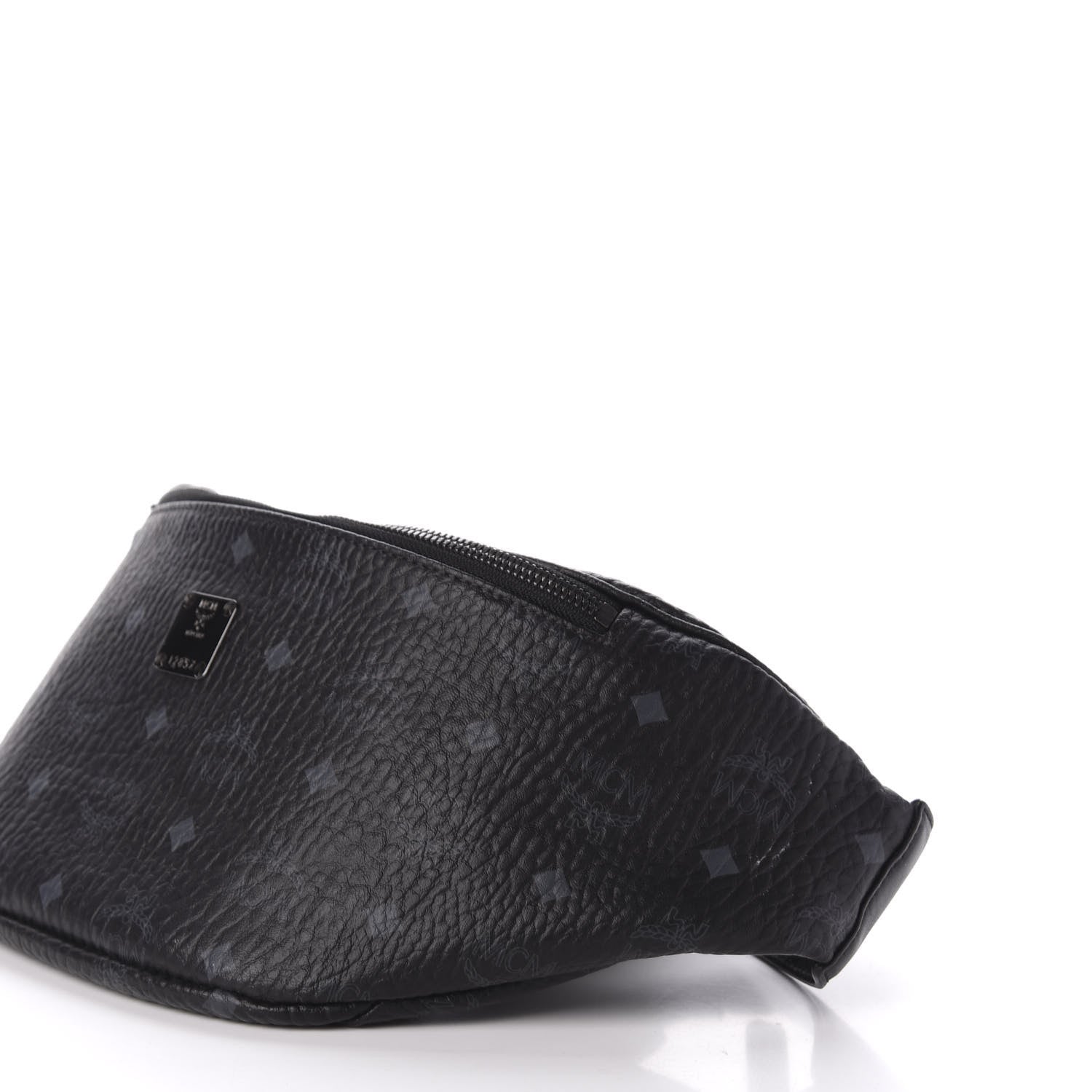 MCM Visetos Medium Stark Belt Bag Black 8 of 9