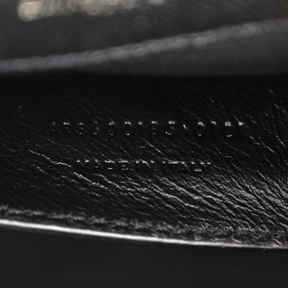 Saint Laurent Grain De Poudre Textured Mixed Matelasse Triquilt Medium Monogram Satchel Black 7 of 10