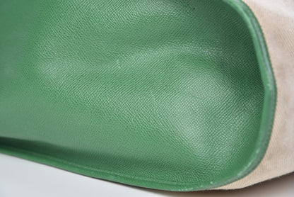 Hermes Courchevel Toile Cabas 50 Vert Clair 10 of 21