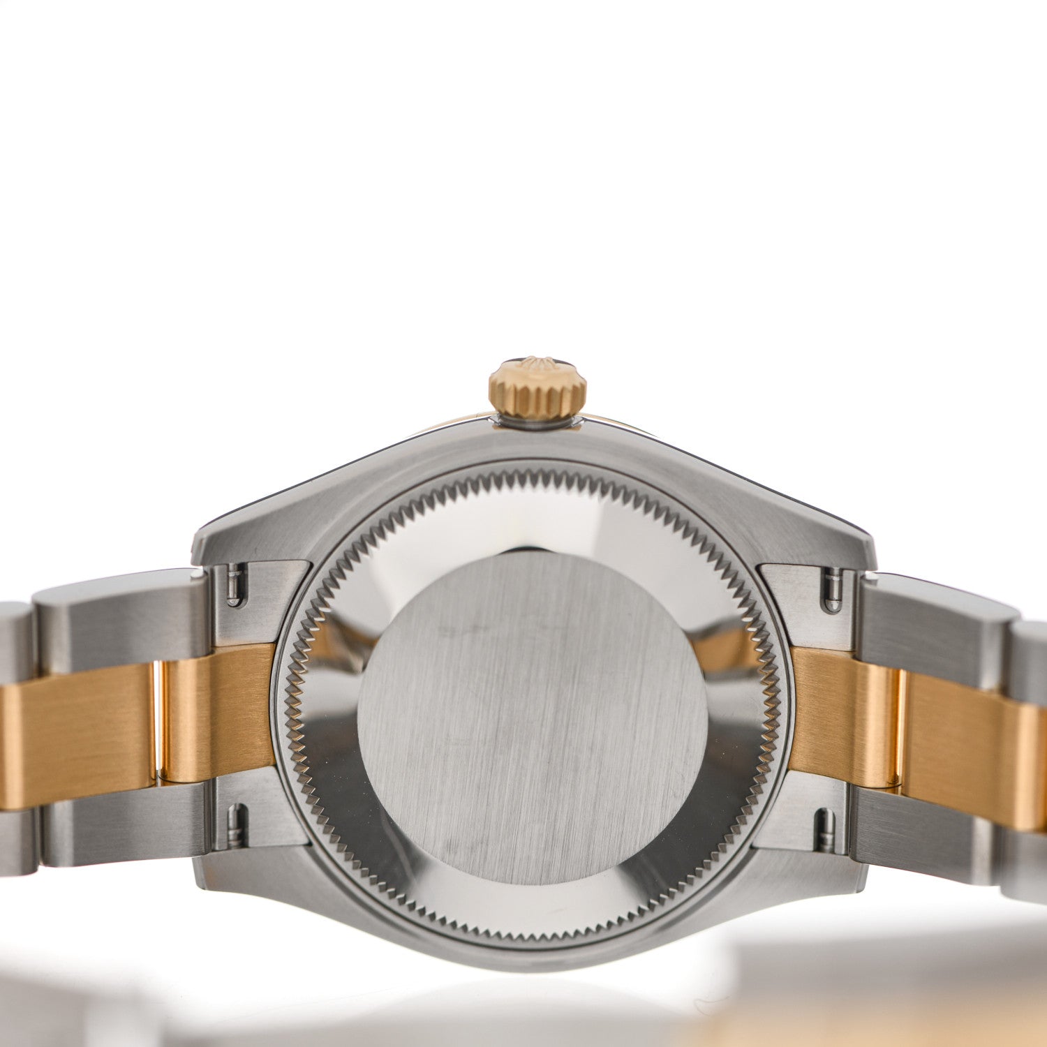 Rolex Stainless Steel 18K Yellow Gold Diamond 31mm Oyster Perpetual Datejust Watch Silver 278273 4 of 5
