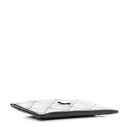 Chanel Patent Calfskin Quilted Card Holder So Black 4 of 9