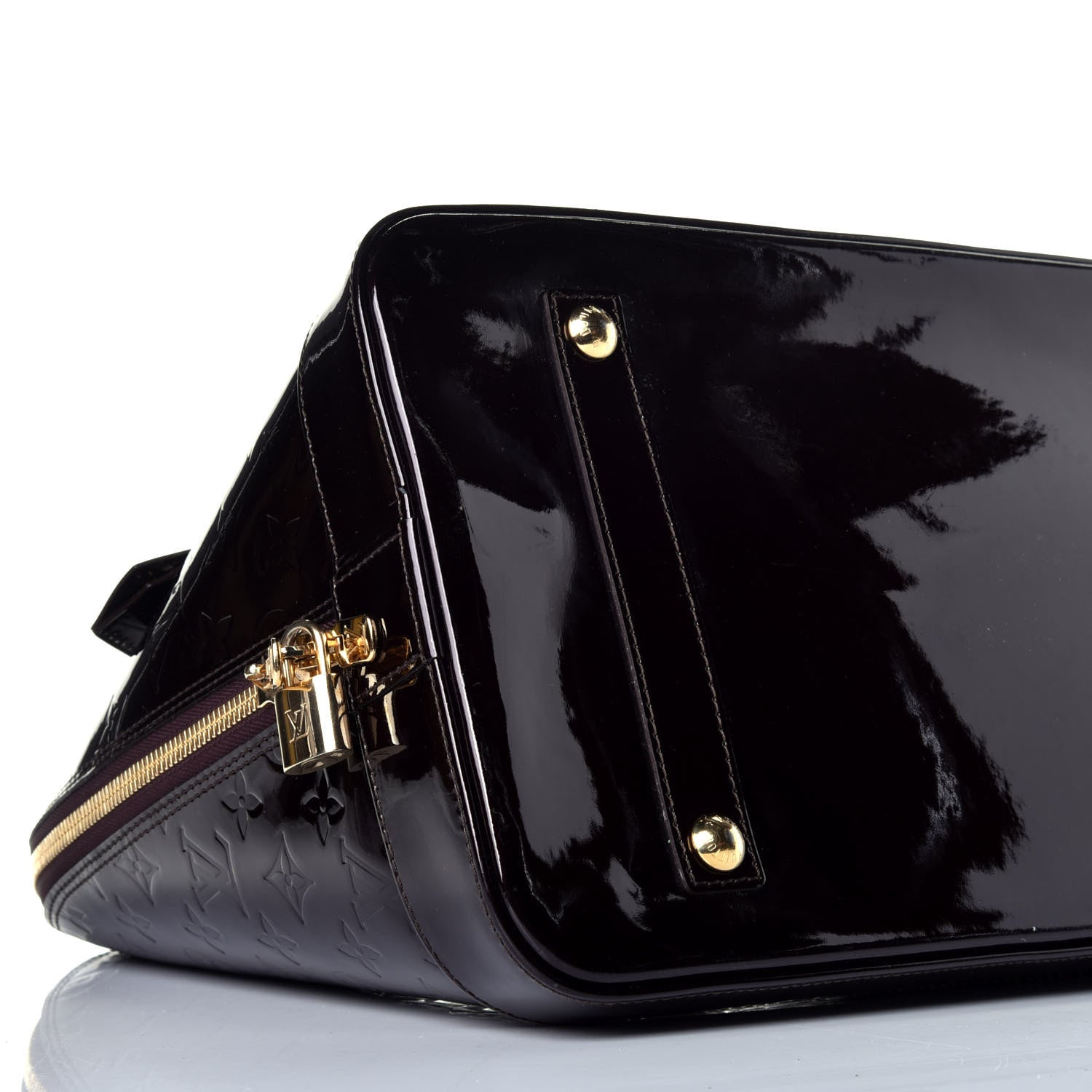 Louis Vuitton Vernis Alma GM XL Amarante 7 of 8