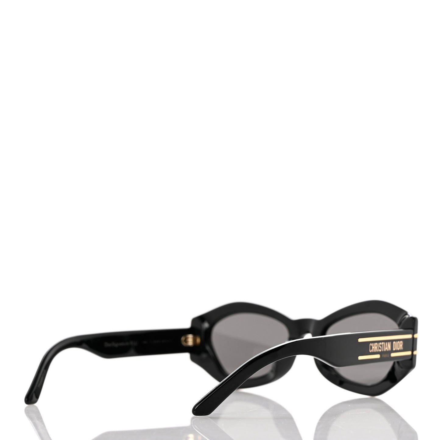 Acetate DiorSignature B1U Butterfly Sunglasses Black