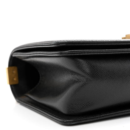 Chanel Caviar Quilted Medium Boy Flap Black 9 of 11