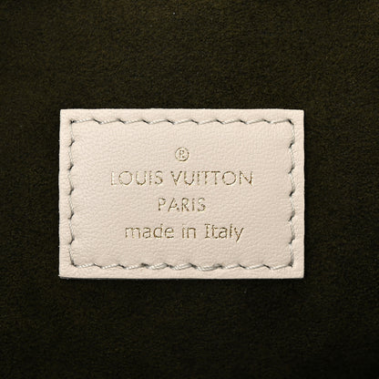 Louis Vuitton Lambskin Embossed Monogram Coussin PM Beige Cream 6 of 10