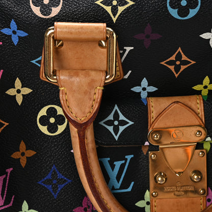 Louis Vuitton LOUIS VUITTON Monogram Multicolor Speedy 30 Black 12 of 15