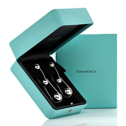 Tiffany Sterling Silver HardWear Triple Drop Earrings 5 of 5