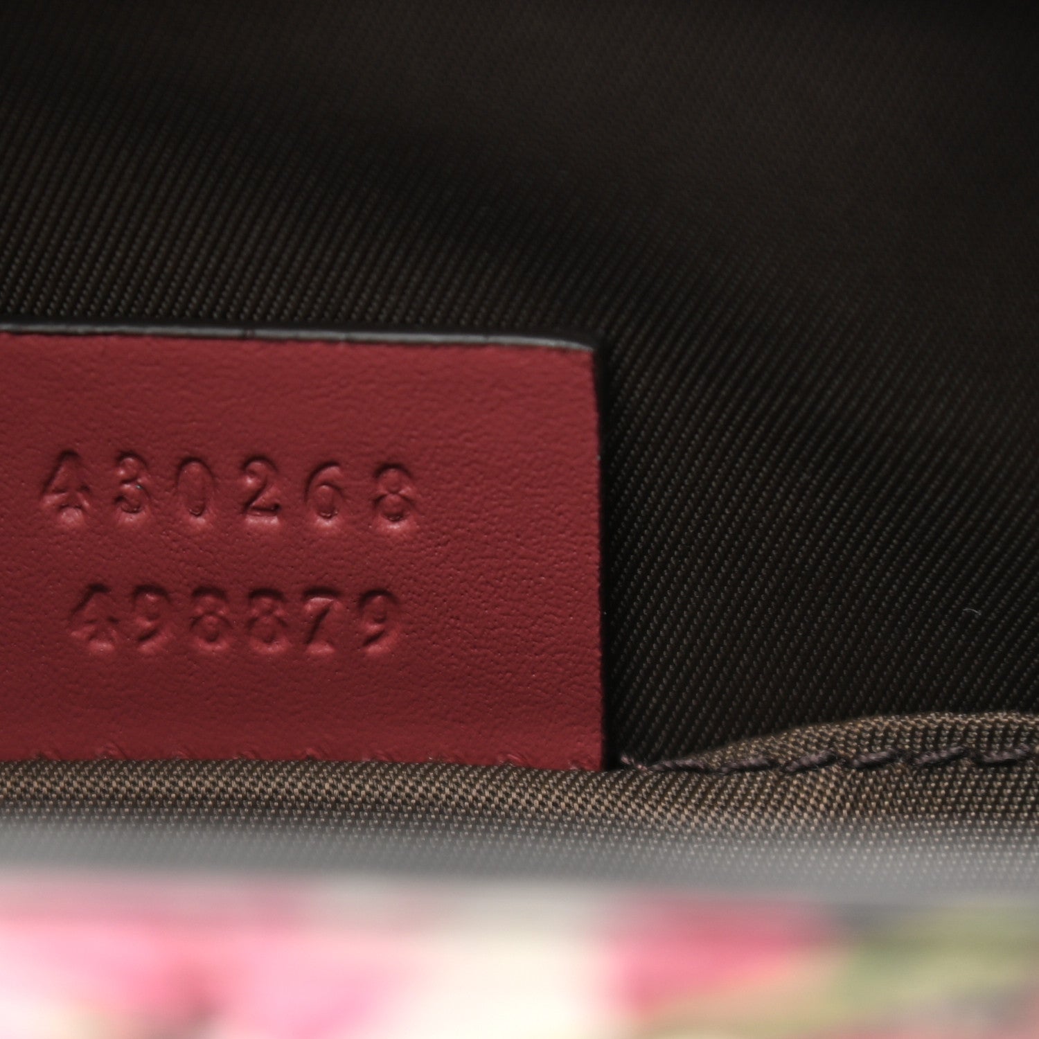 Gucci GG Supreme Monogram Blooms Large Cosmetic Case Beige Multicolor Dry Rose 7 of 9