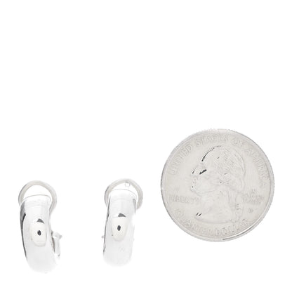 Tiffany Sterling Silver Polished Hoop Earrings 2 of 4