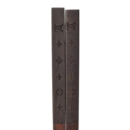 Louis Vuitton Rosewood Monogram Chopsticks with Case 4 of 7