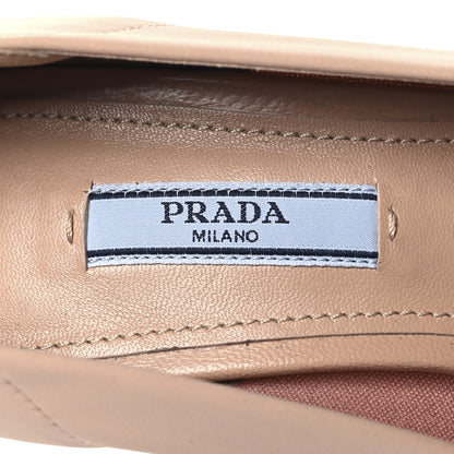 Prada Tessuto Tech Pumps 38.5 Nudo 8 of 8