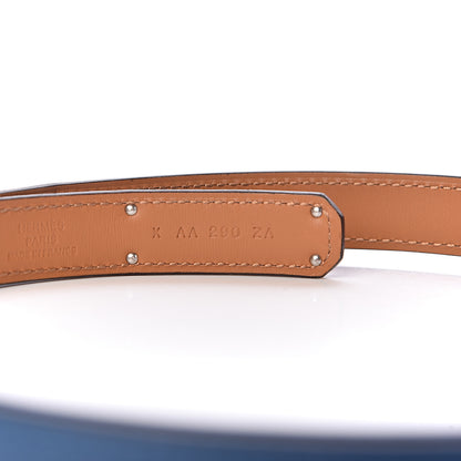 Hermes Epsom Kelly Belt Bleu Agate 4 of 5