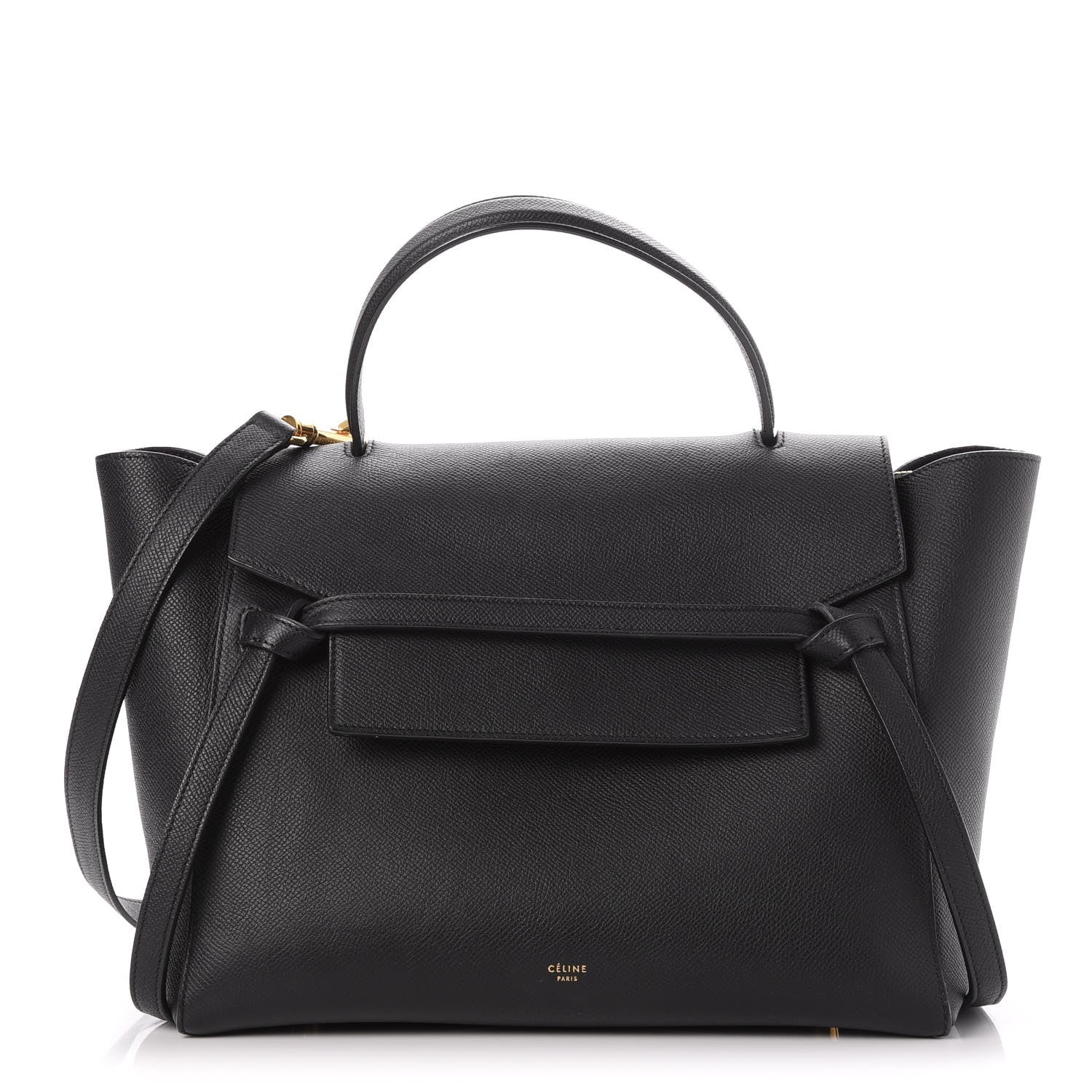Celine Grained Calfskin Mini Belt Bag Black 1 of 8