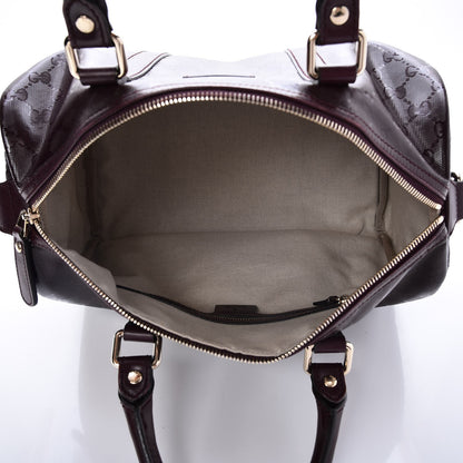 Gucci Imprime Monogram Medium Boston Bordeaux 5 of 7