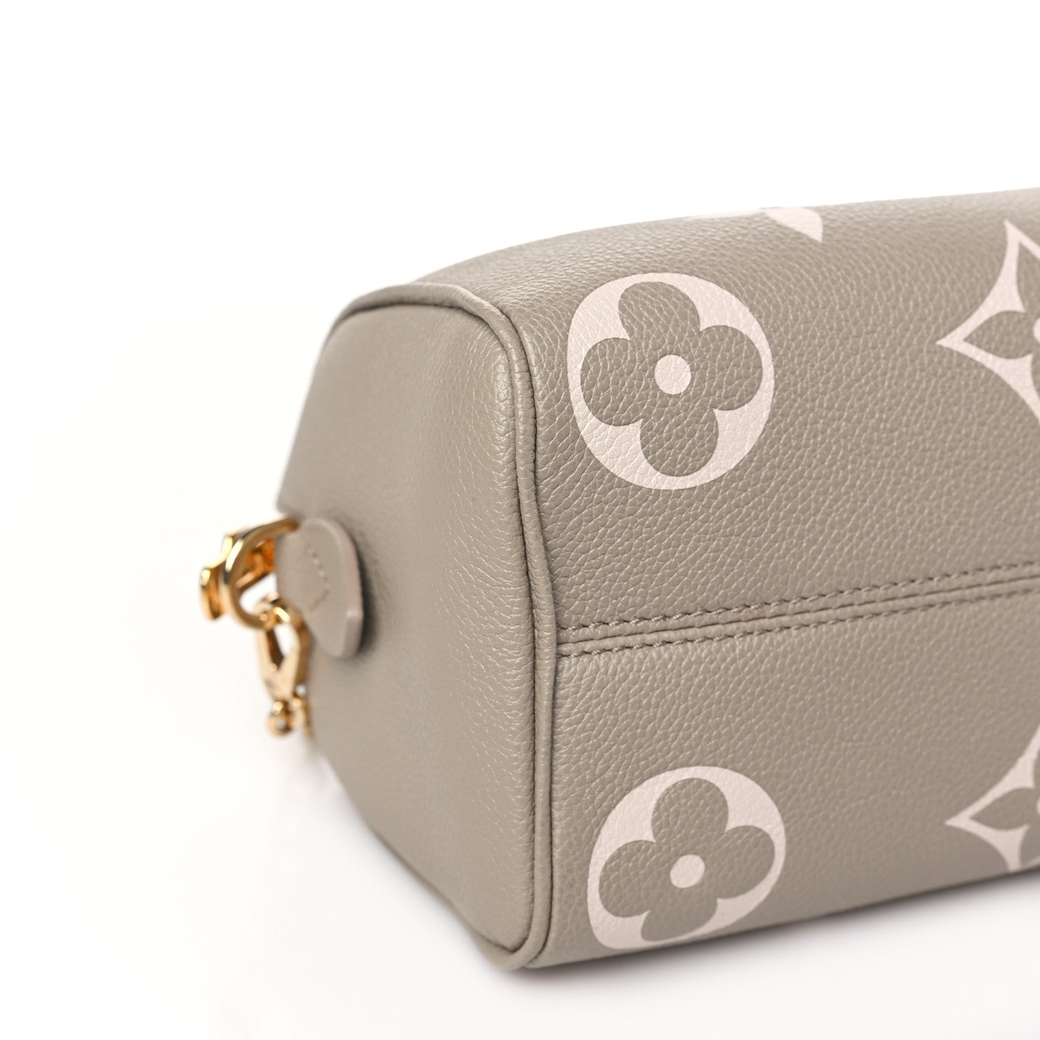 Louis Vuitton Empreinte Monogram Giant Speedy Bandouliere 20 Creme Beige 7 of 8