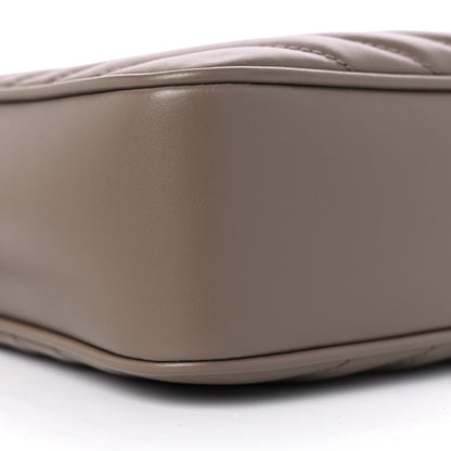 Saint Laurent Calfskin Matelasse Monogram Lou Camera Bag Taupe 8 of 9